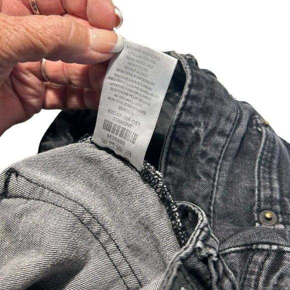 Five Four Black Slim Straight Leg Jeans Sz 30 - Picture 13 of 15